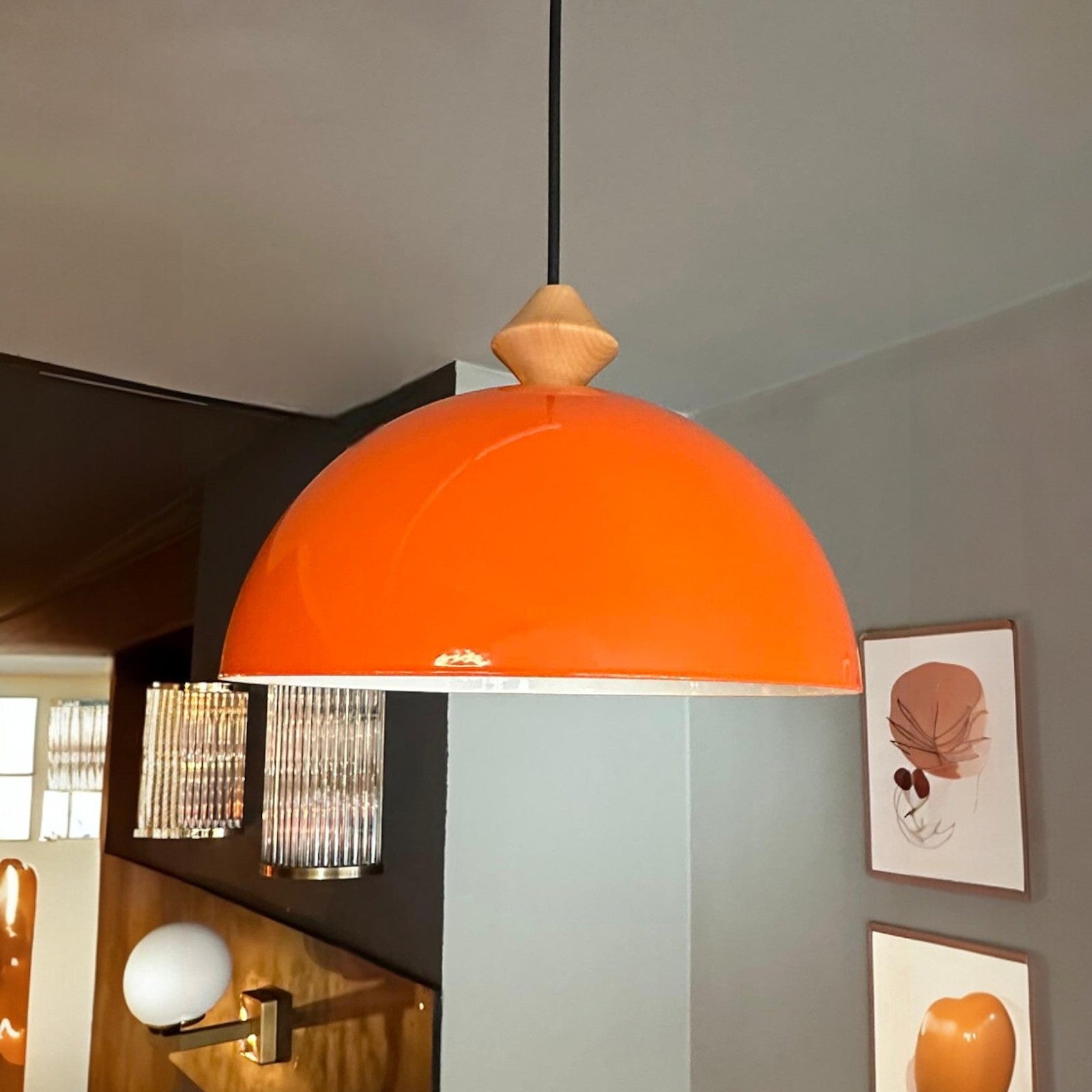 Pendelleuchte Yimpi Metall Ø30cm, Modern Hängelampe